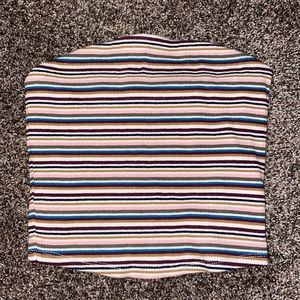 Garage / size: M / pink, grey, white, blue, plum, burnt orange, black tube top